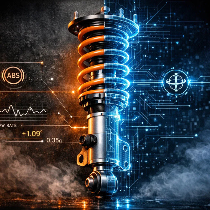 Race data acquisition and telemetry for suspension