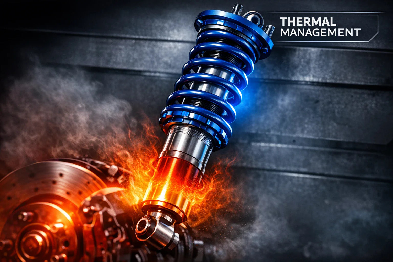Thermal Physics and Heat Management in Performance Suspension