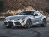 Silver Toyota Supra A90 on road