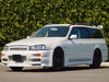 1996-2001 Nissan Stagea 2WD white wagon car