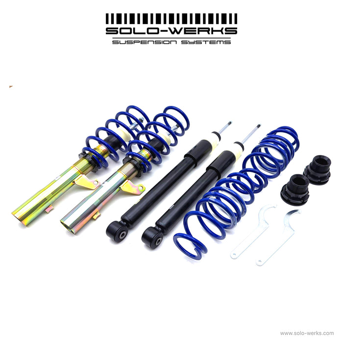 2019-2021 - VW - Jetta (55mm Front Strut Tube - With Torsion Beam Rear Suspension) - MK7/A7 - Solo-Werks Suspension Coilovers
