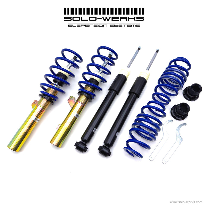 2019-2021 - VW - Jetta GLI (55mm Front Strut Tube - With Multi-Link Rear Suspension) - MK7/A7 - Solo-Werks Suspension Coilovers