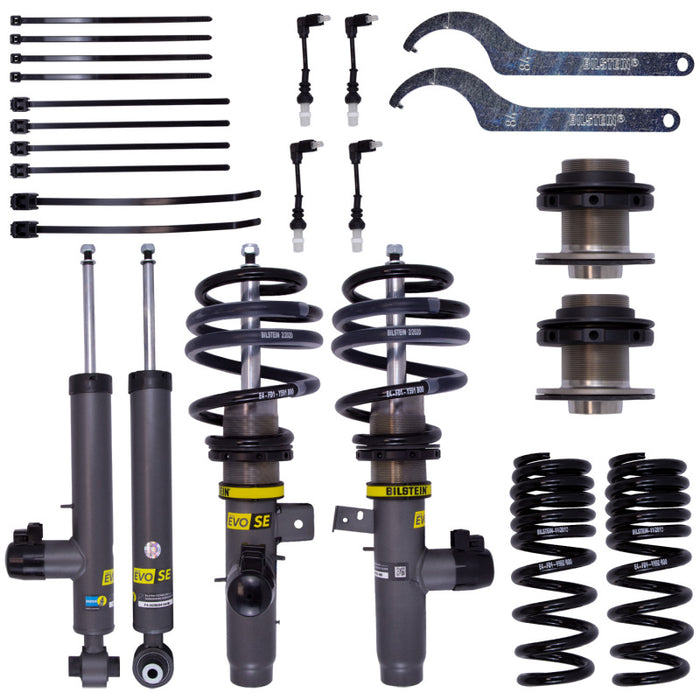 2019-2022 - BMW - 3 Series xDrive (19-21 330i xDrive, 21-22 330e xDrive, 20-22 M340i xDrive), With Electronic Suspension - G20 - EVO SE Kit - Bilstein Coilovers