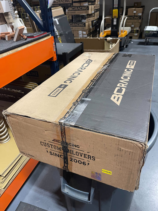 Box of BC Racing coilovers