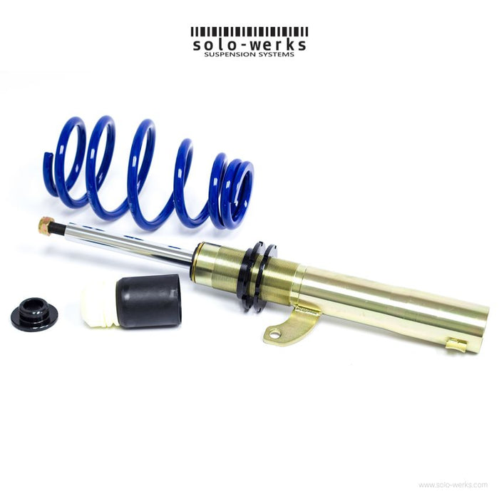 2011-2018 - VW - Jetta, Incl. SE, SEL, GLI, TDI (55mm Front Strut Tube, With Multi-Link Rear Suspension) - MK6 - Solo-Werks Suspension Coilovers