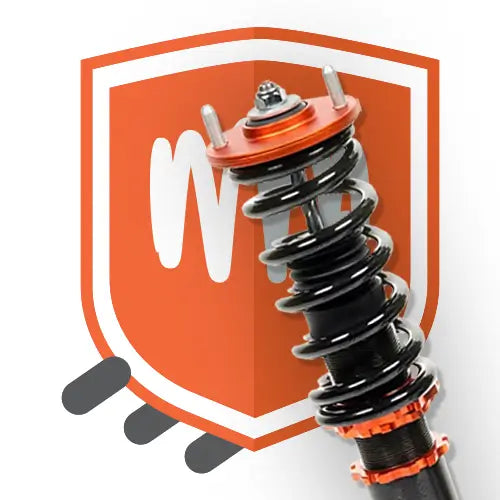 Upcart shipping protection with shield and Ksport Coilover.