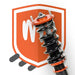 Upcart shipping protection with shield and Ksport Coilover.