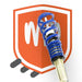 Upcart shipping protection with shield and Solo-Werks coilover.